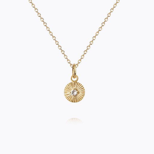 Caroline Svedbom - Mini Odessa Necklace Crystal Gold