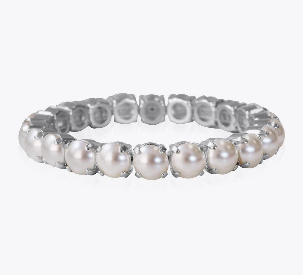 Gia Stretch Bracelet / Pearl