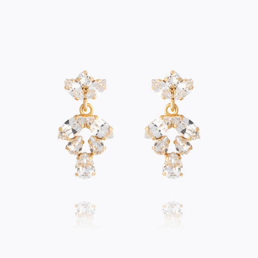Caroline Svedbom - Kiss Me Earrings Crystal Gold