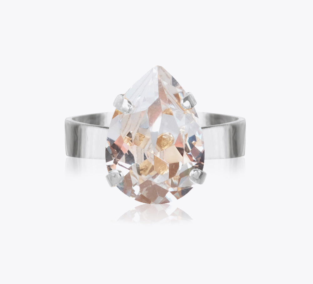 Mini Drop Ring / Crystal