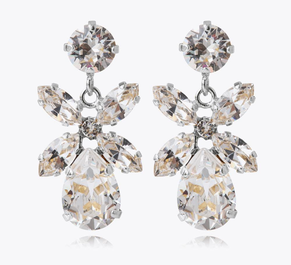 Mini Dione Earrings / Crystal