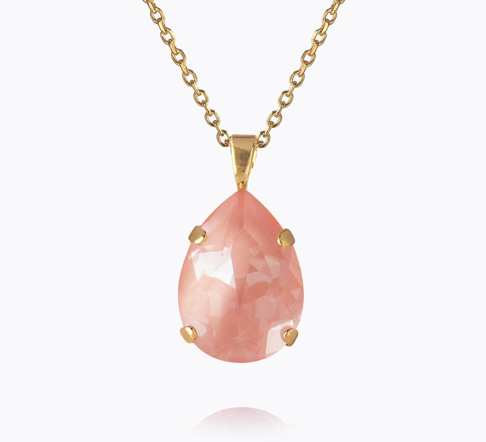 Caroline Svedbom - Mini Drop Necklace Flamingo Ignite Gold