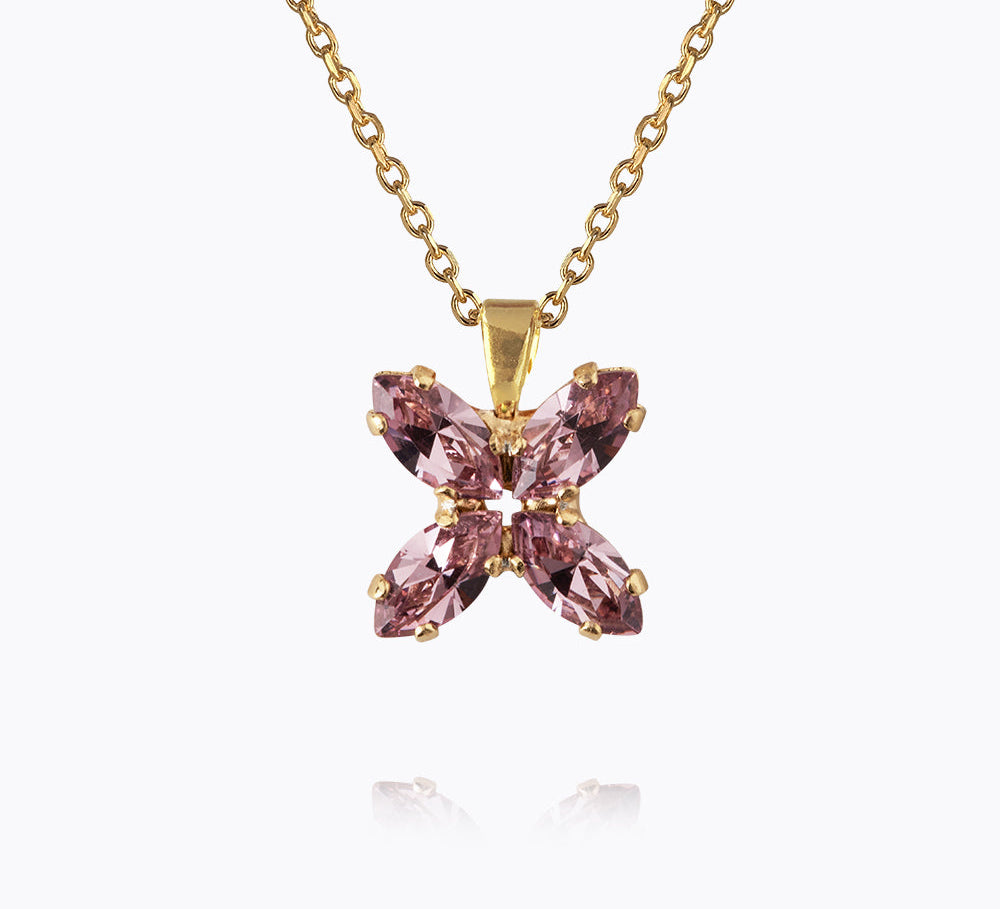 Caroline Svedbom - Crystal Star Necklace 50 Light Amethyst Gold