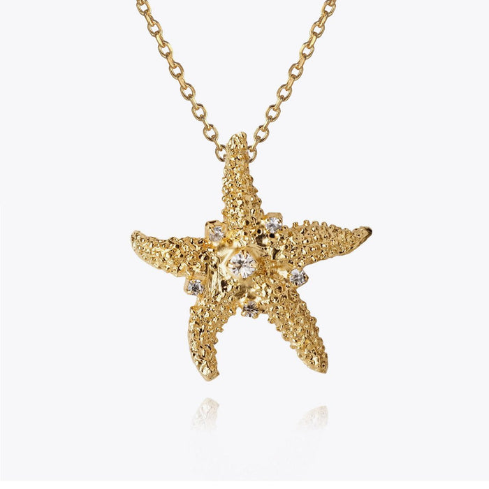 Sea Star Necklace / Crystal